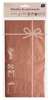 BIBUŁKA DO PAKOWANIA PREZENTÓW 50X70 ROSE GOLD INTERDRUK