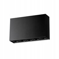 Nowoczesny spot sufitowy prostokątny LED 11W czarny SOLE Sollux Lighting