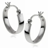 ELEGANCKIE RODOWANE SREBRNE KOLCZYKI KOŁA KÓŁKA KÓŁECZKA 2CM RYNIENKI