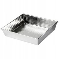 BLACHA FORMA DO PIECZENIA CIASTA FAKTUROWANA 28cm