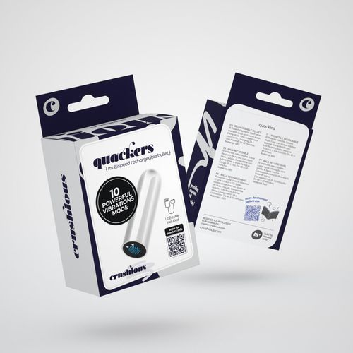 Quackers Usb Rechargeable Vibrating Bullet White Crushious na Arena.pl