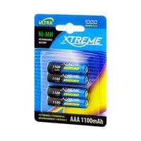8x AKUMULATOR BATERIE XTREME Ni-MH AAA R3 1.2V 1100mAh AKUMULATORKI DWUPAK