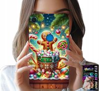 ETUI DO HUAWEI Y6S - PIERNIK PIERNIKI ŚWIĄTECZNE WZORY +SZKŁO