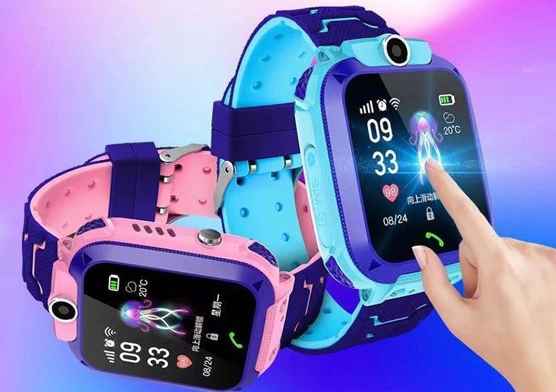 Smartwatch dla dzieci Q12 niebieski PL zdjęcie 2