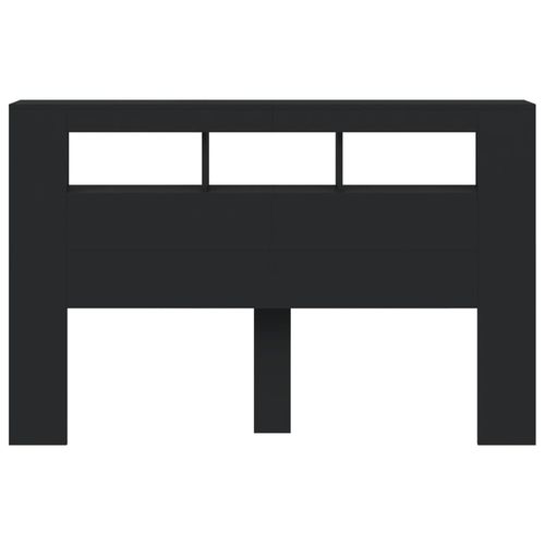 Wezgłowie łóżka z LED, czarne, 160x18,5x103,5 cm na Arena.pl