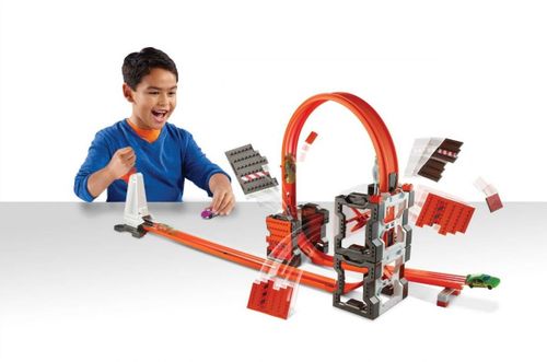 HOT WHEELS TRACK BUILDER SZALONE KRAKSY na Arena.pl