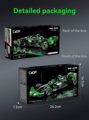 KLOCKI CADA BOLID FORMULA 1 KICK SAUBER F1 TEAM C44 314 EL. C55032W na Arena.pl