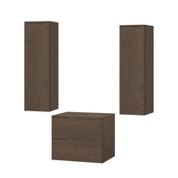 Zestaw łazienkowy szafka + 2 słupki Color Baltic Storm 2S 60 + 1D 100 X2)