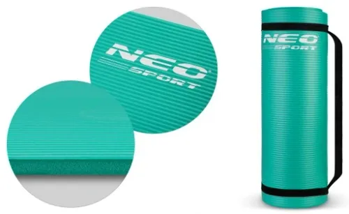 DUŻA MATA DO ĆWICZEŃ JOGI YOGA FITNESS GRUBA 1,5cm na Arena.pl