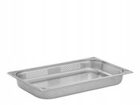 POJEMNIK GN 1/1 65 MM STAL NIERDZEWNA GASTRONOMICZNY PERFOROWANY TECHNICA