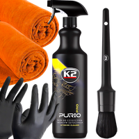 K2 PURIO interior cleaner ZESTAW DO CZYSZCZENIA WNĘTRZA KOKPITU AUTA PRO