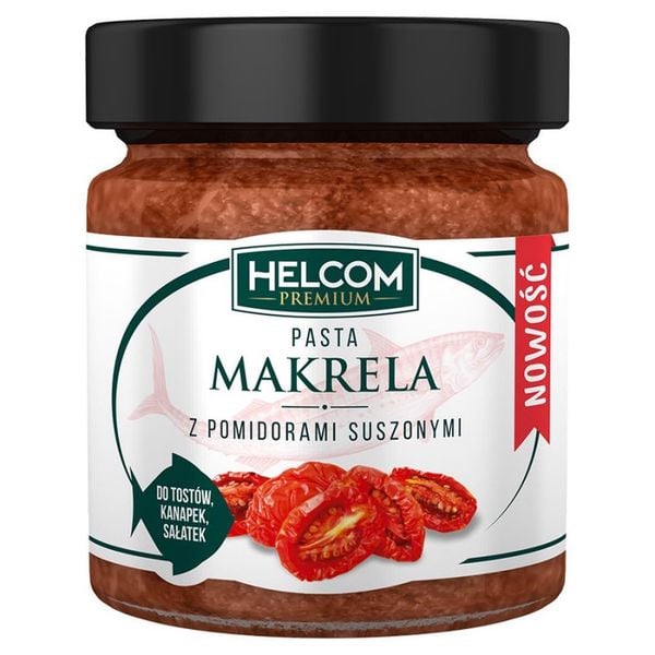 Helcom Pasta makrela + suszone pomidory 180g zdjęcie 1