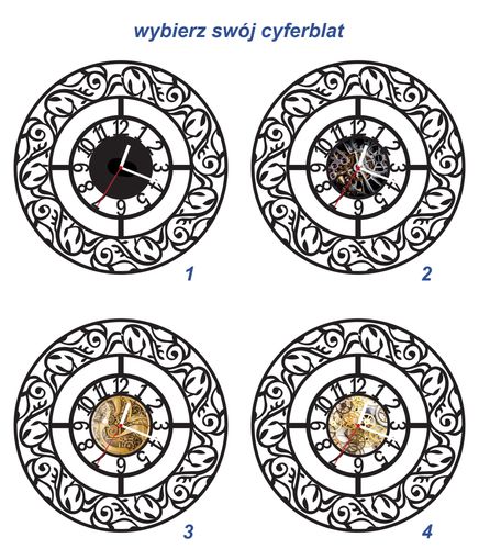 ZEGAR ŚCIENNY RETRO 58cm XXL 13.11 na Arena.pl