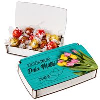 Prezent Na Dzień Matki Ozdobne Pudełko Na Słodycze Z Życzeniami