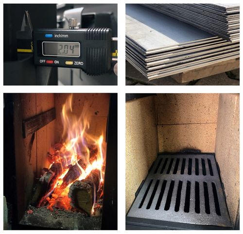 Piec koza piecyk szamotowy 17,5 cegieł stal 2 mm ATEST EKODESIGN na Arena.pl