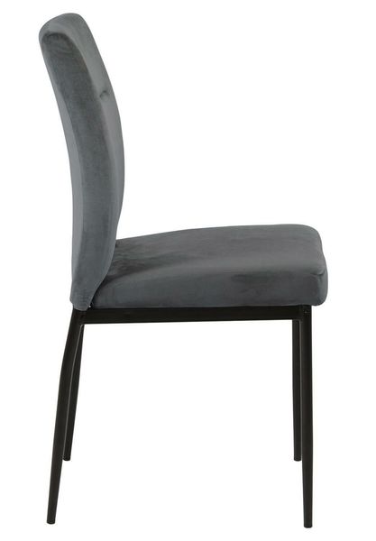Krzesło Demi dark grey tapicerowane zdjęcie 1