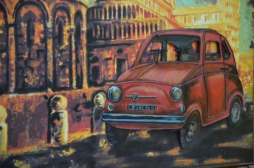 Obraz 3d fiat na Arena.pl