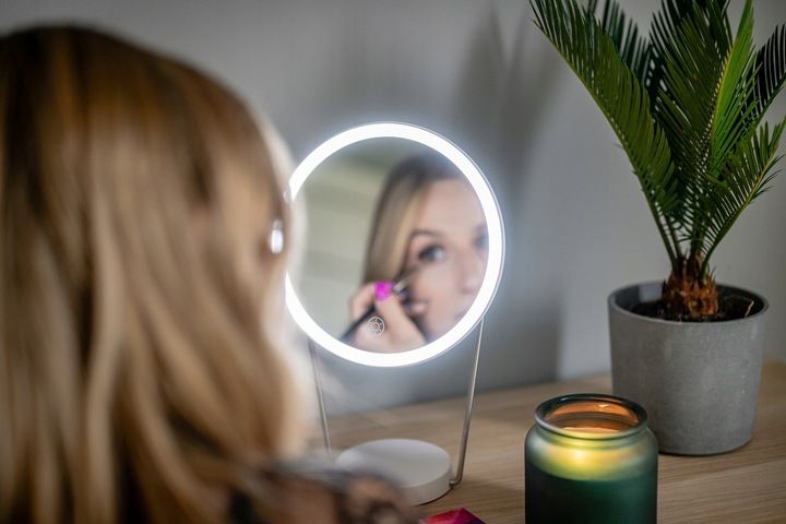 Lusterko LED do makijażu Humanas HS-ML01 lampka zdjęcie 4