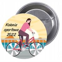Przypinki buttony KOLONIA SPORTOWA 2022