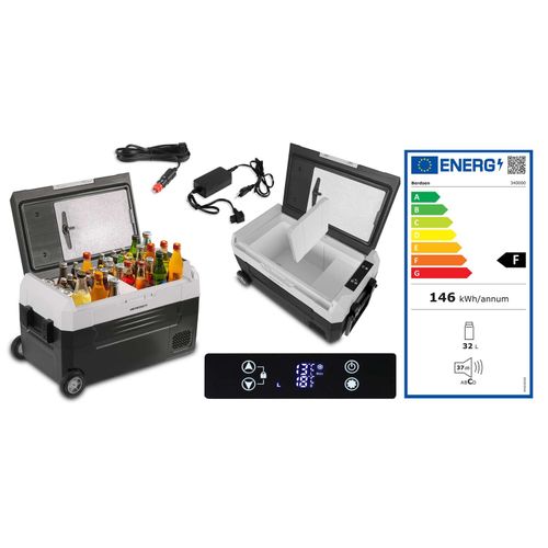 Lodówka kompresorowa turystyczna Icemax 400 Berdsen 32 litry - czarna na Arena.pl