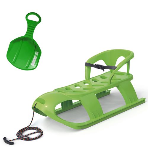 Sanki z oparciem BEZZY SEAT + Ślizg Jabłuszko na Arena.pl