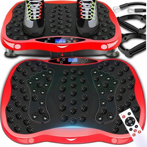 PLATFORMA WIBRACYJNA WIBRUJĄCA MASAŻER CAŁEGO CIAŁA TRENINGOWA Z PILOTEM na Arena.pl