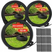 Obrzeże ogrodowe trawnikowe 30 metrów + 90 Kotw Plastikowe Border 50 mm