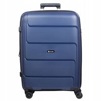 Duża walizka podróżna POSZERZANA +2 cm lekki trwały polipropylen Zamek TSA