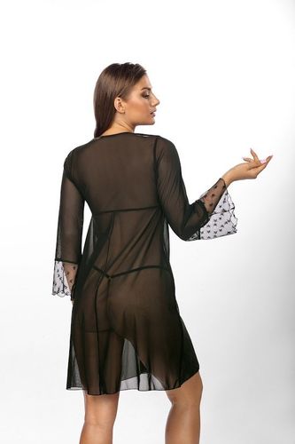 Szlafrok Roisin + stringi GRATIS! Czarny S/M na Arena.pl
