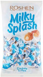 CUKIERKI MILKY SPLASH TOFFI ROSHEN 1 kg na Arena.pl