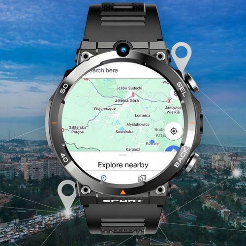 SMARTWATCH ENTER AiWATCH WIELOFUNKCYJNY GOOGLE PLAY POLSKIE MENU - CZARNY na Arena.pl