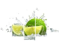 70 100CM OBRAZ 5 ELEM LIMONKA DRUK PŁÓTNO