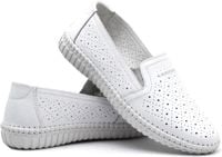 Damskie buty wsuwane American Club RL156 - białe 38