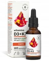Aura Herbals WITAMINA D3 4000IU K2 MK7 FORTE KROPLE 30ml