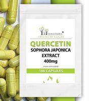KWERCETYNA CHOLESTEROL 100 kaps 400mg MOCNA DZIAŁA