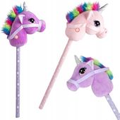 GŁOWA JEDNOROŻCA NA KIJU HOBBY HORSE PLUSZOWY