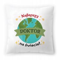 Dla Doktora Poduszka Na Urodziny Na Prezent Z Nadrukiem Ze Zdjęciem