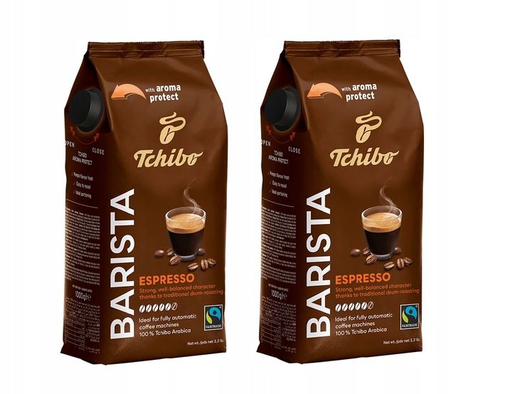 Kawa ziarnista Tchibo Barista Espresso 2 x 1kg zdjęcie 1