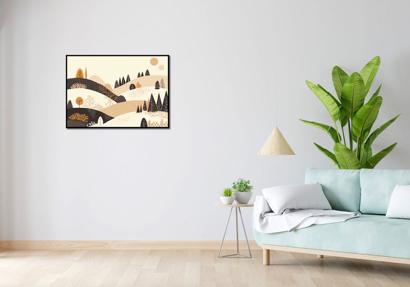 Plakat 84x59,5cm Jesień w Wzgórzach zdjęcie 4