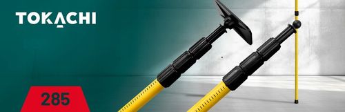 TYCZKA ROZPOROWA DO LASERA 3M DRĄŻEK POZIOMICY STATYW Z PODZIAŁKĄ + na Arena.pl