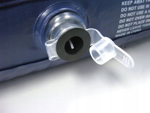 MATERAC JEDNOOSOBOWY DMUCHANY DO SPANIA WELUROWY ŁÓŻKO Z POMPKA 1 na Arena.pl