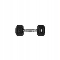 HANTLA HANTELEK ŻELIWNY GUMOWANY SOLIDNY WYTRZYMAŁY HANTEL HANTLE HEX 6KG