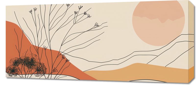 Obraz 90x40cm Pustynna Wydma zdjęcie 1