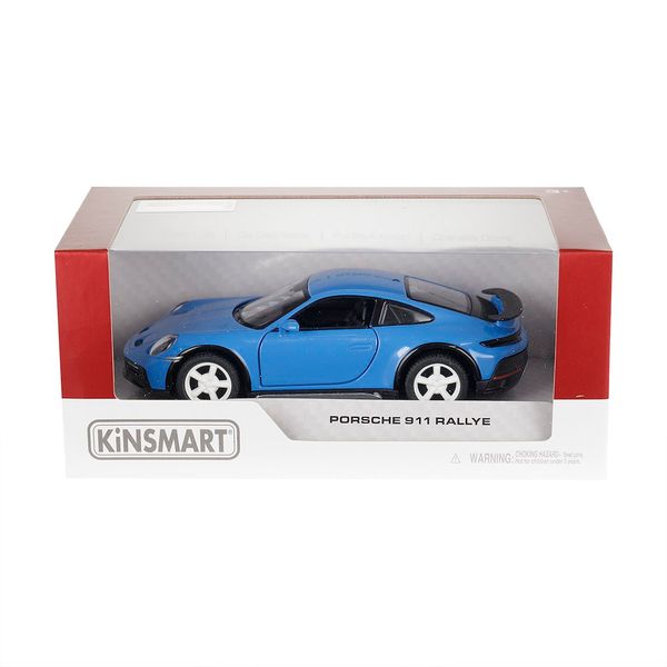 Model 1:36, Porsche 911 Rallye, niebieski zdjęcie 4