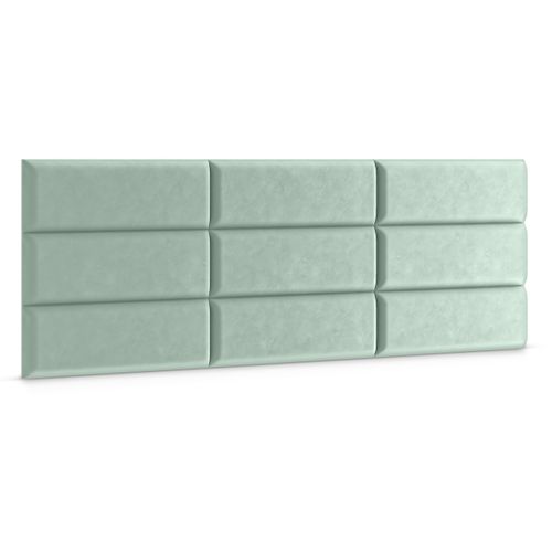 Panel Tapicerowany Ścienny Miętowy 50cm x 15cm na Arena.pl