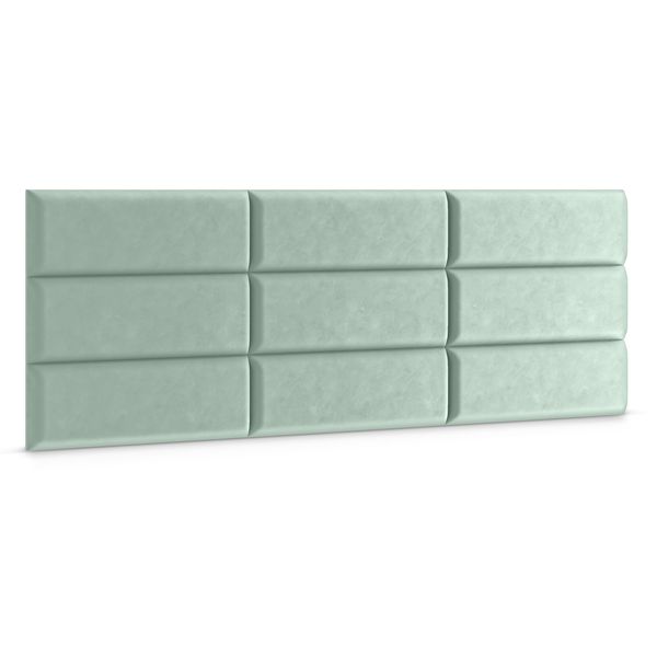 Panel Tapicerowany Ścienny Miętowy 50cm x 15cm zdjęcie 2