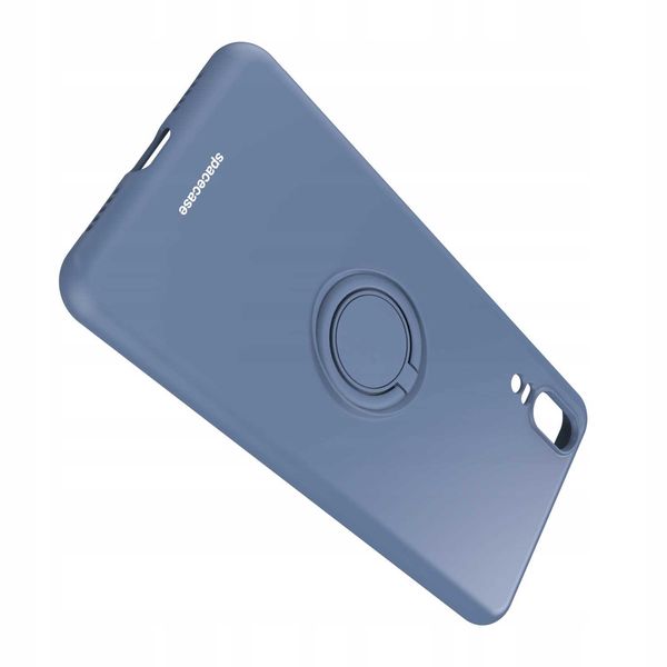 Spacecase Silicone Ring Huawei P20 Blue zdjęcie 6