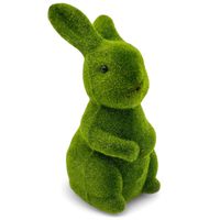 ZAJĄCZEK WIELKANOCNY ZIELONY DEKORACJA ŚWIĄTECZNA FIGURKA DEKORACYJNA 16cm