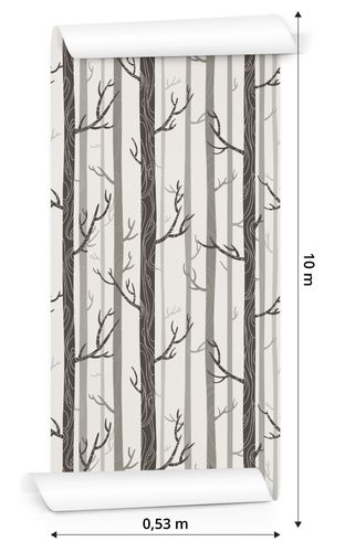 Tapeta Drzewa w Pastelowych Barwach na Arena.pl