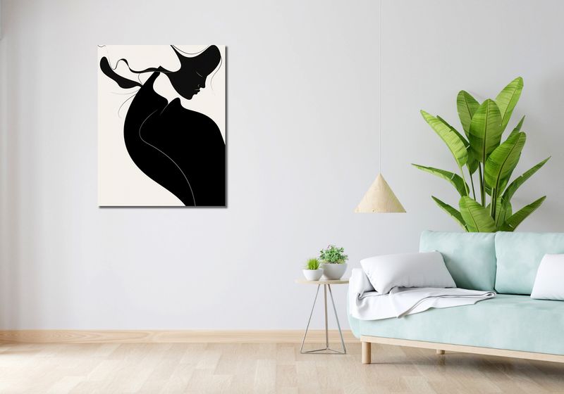 Obraz 70x90cm Redukcja do Zarysu zdjęcie 2